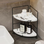 JANUSLiANG Small Corner Kitchen Organizer, Spice Rack, Bathroom Organizer - Image 2