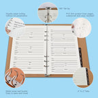 Refillable Address Book with Alphabetical Tabs, 648 Large Print Telephone - Image 4