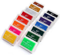 Lsushine Craft Ink Pad Stamps Partner DIY Color, 15 Color Craft Ink Pad by Lsushine