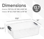 Superio Clear Storage Boxes - Image 3