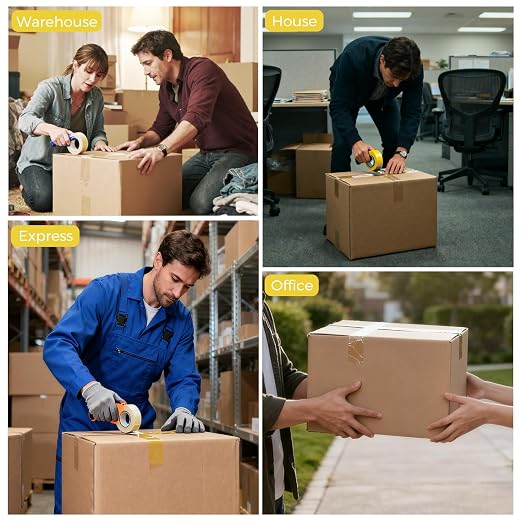 Clear Packing Tape 36 Rolls – Heavy Duty Shipping & Moving Tape – Strong - Image 3