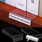 Containlol 60 Sets Moveable Shelf Label Display Holders - Image 8