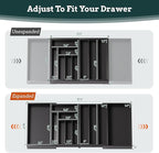 Silverware Organizer Large, Magnetic Connected Expandable 11 Slots Silverware - Image 4