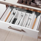 oridom Large Premium Bamboo Silverware Organizer - Image 7