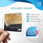 Mata1-USA Plastic Extra-Thick Horizontal Card Protector, Large Size No Zipper - Image 3