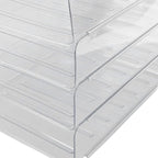 Jeanoko Desk Letter Tray Set Transparent Stackable Organizer - Image 8