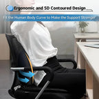 Lumbar Support Pillow for Car, 100% Memory Foam Lumbar Pillow - Image 4
