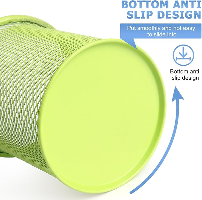 Tamaki Pen Holder Cup for Desk, Wire Mesh Pencil Cup Holder for Desk Office Pen - Image 3