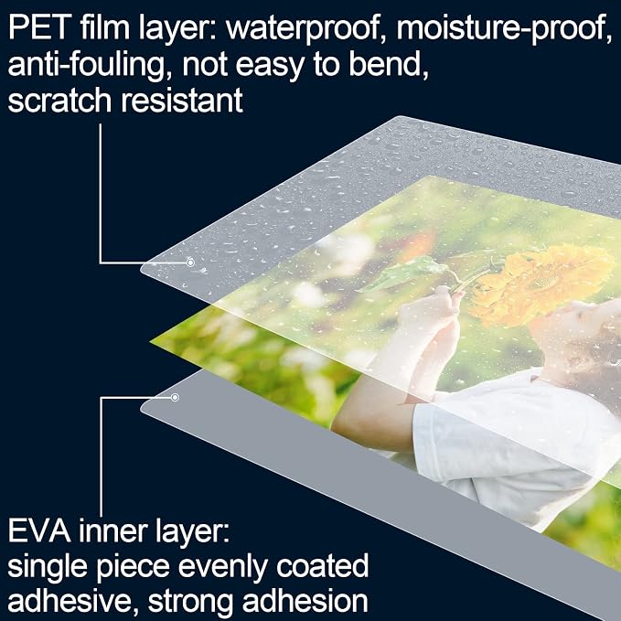 HERKKA 300 Pack Laminating Sheets, Hold 11 x 17 Inch Sheet, 3 Mil Clear Thermal - Image 5