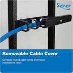 ICC 2U Ring Cable Manager Panel - Image 4