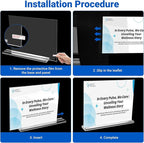 12 Pack Acrylic Sign Holder 11 x 8.5 Horizontal, Double-Sided Clear Sign Holder - Image 6
