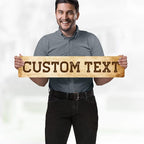 Custom Sign, Custom Street Sign, 11 Font Colors, 13 Font Styles, 4 Hole Options - Image 2
