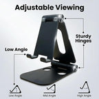 LOXP Tablet Holder Stand, Adjustable Aluminum Alloy Phone Stand, Compatible - Image 4
