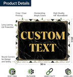 Custom Sign, Custom Street Sign, 11 Font Colors, 13 Font Styles, 4 Hole Options - Image 6