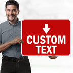 Custom Arrow, Custom Directional Sign, Down Arrow, 18x24 Inches, 55 mil thick - Image 2