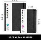PAPERAGE Softcover Lined Journal Notebook, 176 Pages, Large B5 College Ruled - Image 2