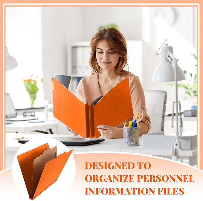 Skyygemm 36 Pcs Classification Folders Letter Size, 1 Divider Pressboard File - Image 6