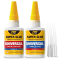 Super Glue Thin and Thick Liquid CA Glue Clear 60 Gram, All Purpose Superglue by AffordableGlueSupplier-LMQ