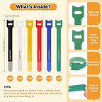 SummerBrite 70 Pack Multi-Color Cable Ties 6 Inch - Image 2