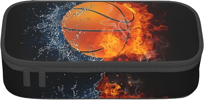 Basketball Pencil Box Black Kids Pencil Case - Image 6
