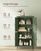 VASAGLE Floor Storage Cabinet, Freestanding Storage Unit - Image 5