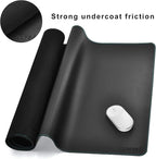 CENNBIE Leather Desk mat Protecter 47.2X19.6in Super Large, PU Leather Desk Mat - Image 5