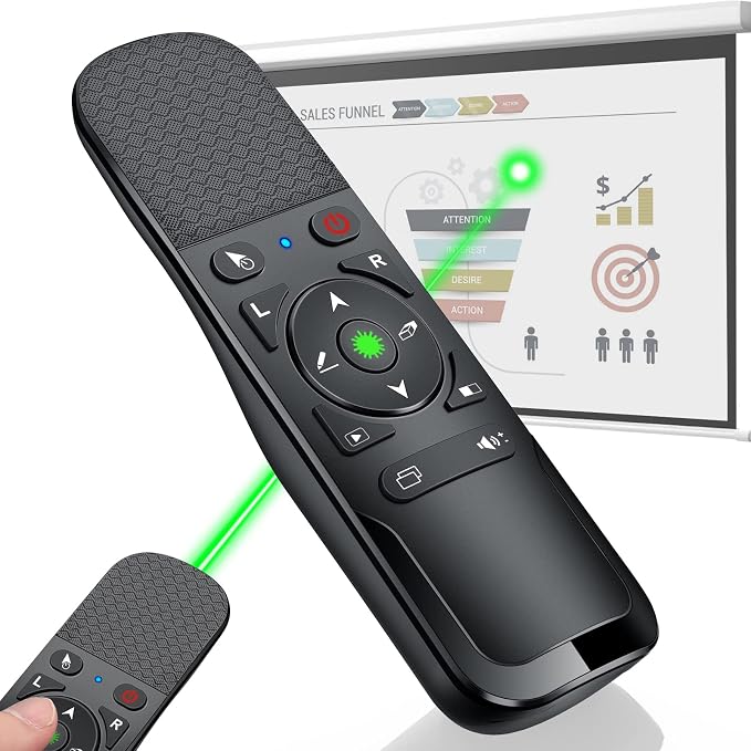 Presentation Clicker Green Laser Pointer by Fanxieast
