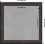 Amanti Art Black Framed Magnetic Board 19x19 Small Vision Board - Image 3