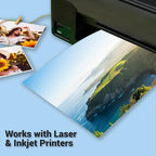 Cardstock 8.5 x 11, Thick Printer Paper, Card Stock Paper 200 gsm, 80 Sheets - Image 5