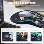 Ospelelf Ergonomic Mouse Pad and Keyboard Stand Wrist Rest Set, Memory Foam - Image 3