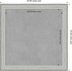 Amanti Art Silver Framed Magnetic Board 23x23 Medium Vision Board - Image 3