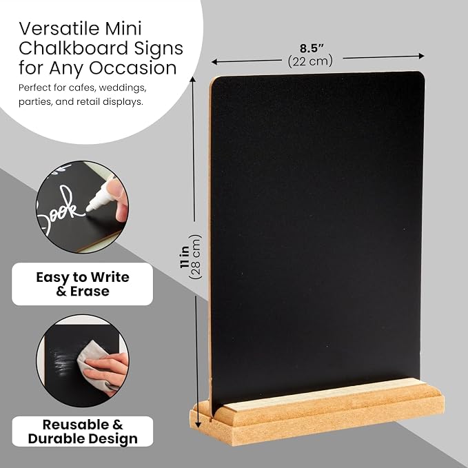 Juvale Mini Chalkboard Signs - Image 3