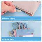 Pendancy Mesh Zipper Pouch A3 Size, Large Double Pocket Waterproof File Bag - Image 5
