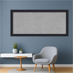 Amanti Art Black Framed Magnetic Board 24x52 Oversize Vision Board - Image 5