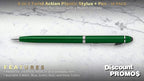 DISCOUNT PROMOS Twist Action Plastic Stylus Pens, Bulk Pack - Image 2