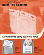 Clear ID Holder for Lanyard - Image 5