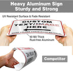 Custom Directional Arrow Sign, Glow in the Dark/Reflective Option, Personalized - Image 7