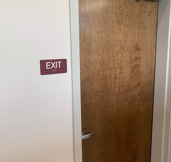 ADA Compliant Sign with Braille - Image 3