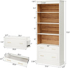 Tribesigns Way to Origin 2-Drawer Vertical File Cabinet - Image 2