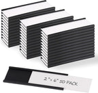 Realth C Channel Magnetic Label Holders 50 Pack 2" x 6" by Realth
