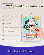 Uinkit 4mil Thicker Single-Sided Self-Adhesive Laminating Sheets 100Pack Letter - Image 2