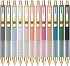 Linbsunne Gel Pens Black Ink Pen 0.5mm fine Point Pens Smooth Writing by Linbsunne
