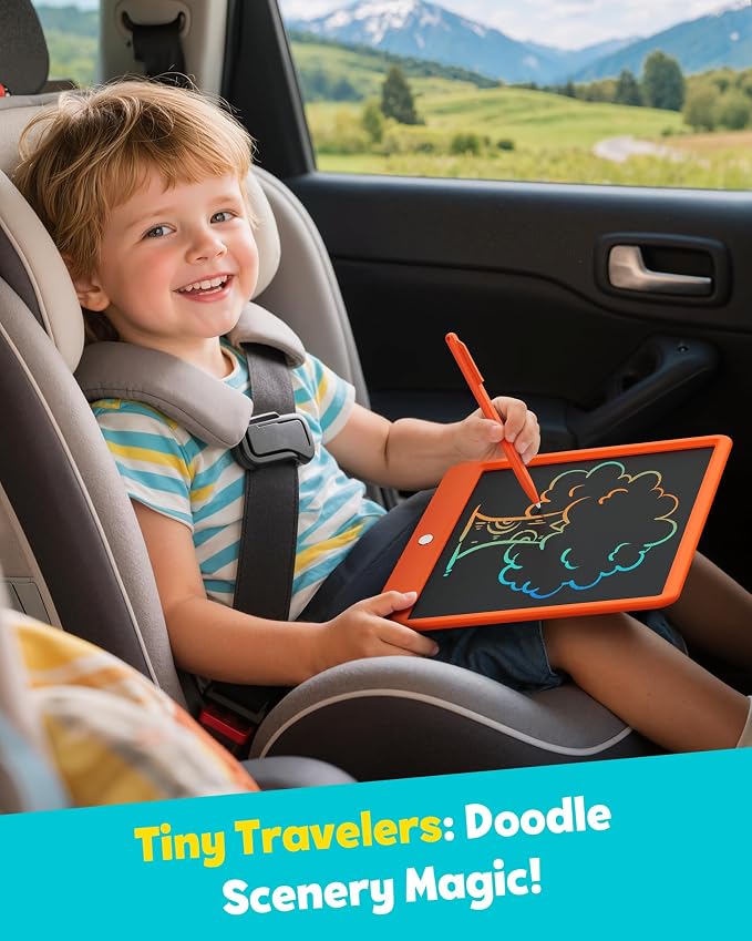 TEKFUN LCD Writing Tablet Doodle Board, 12inch Colorful Drawing Tablet Writing - Image 7
