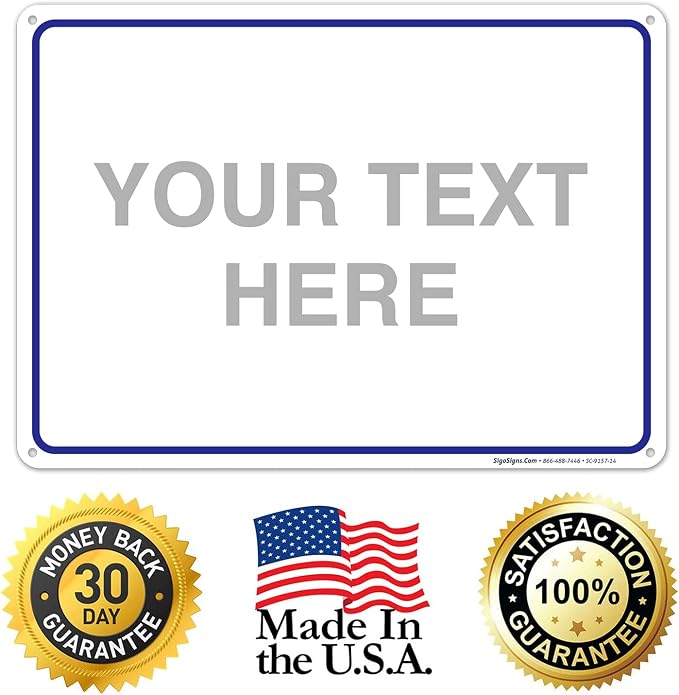 Custom Sign, Personalized Metal Signs, Customize - Image 8