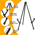 AROIC 24 Pack 14'' Tabletop Easels, Adjustable Portable Table Top Easel - Image 3