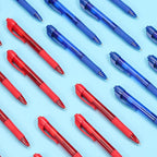 deegtran Pens Bulk, 100 Pack No Bleed Blue & Red Ink Click Pens - Image 5