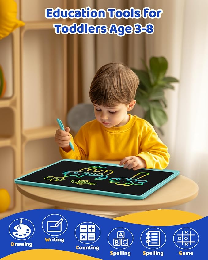KOKODI LCD Writing Tablet for Kids 16 Inch Colorful Doodle Board, Electronic - Image 5