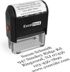 ExcelMark Custom Stamp – Clear & Crisp Impressions – Personalized Self-Inking by ExcelMark