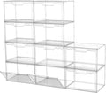 KOKOIN Magnetic Acrylic Clear Shoe Boxes – 360° Transparent Stackable Sneaker by KOKOIN