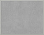 Amanti Art Silver Framed Magnetic Board 34x42 X-Large Vision Board by AmantiArt